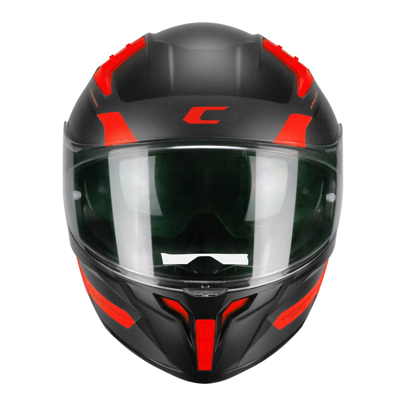 CGM Casco integrale,333G ONYX SPORT Nero Rosso opaco, S