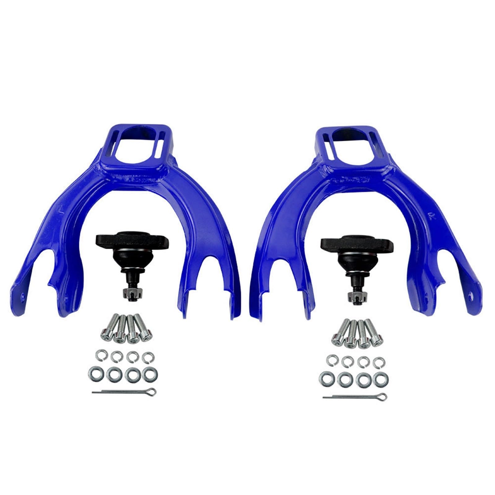 Braccio oscillante Adatto per CIVIC 92-95 EG 2/3/4 Porta Anteriore Auto Superiore Camber Bracci Anteriore Regolabile Superiore Braccio di Controllo camber Kit Sospensione ruota(Blue)