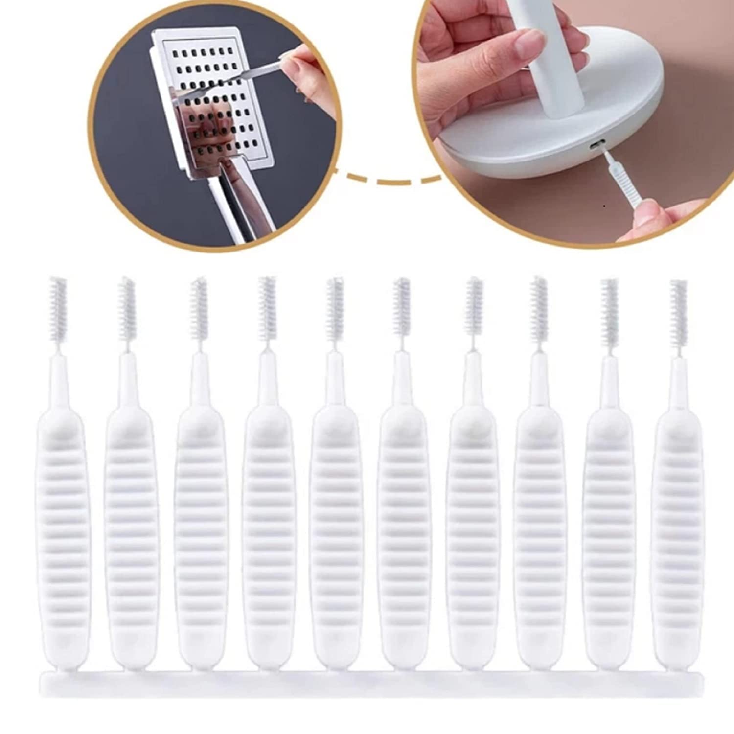 Muvit® Shower Nozzle Cleaning Brush Shower Head Cleaning Tools Shower Hole Gaps Bore Cleaner Keyboard Mobile Speakers Brush Bathroom Supplies (10 Pcs) (B0B2K4CR24) Amazon Price History, Amazon Price Tracker