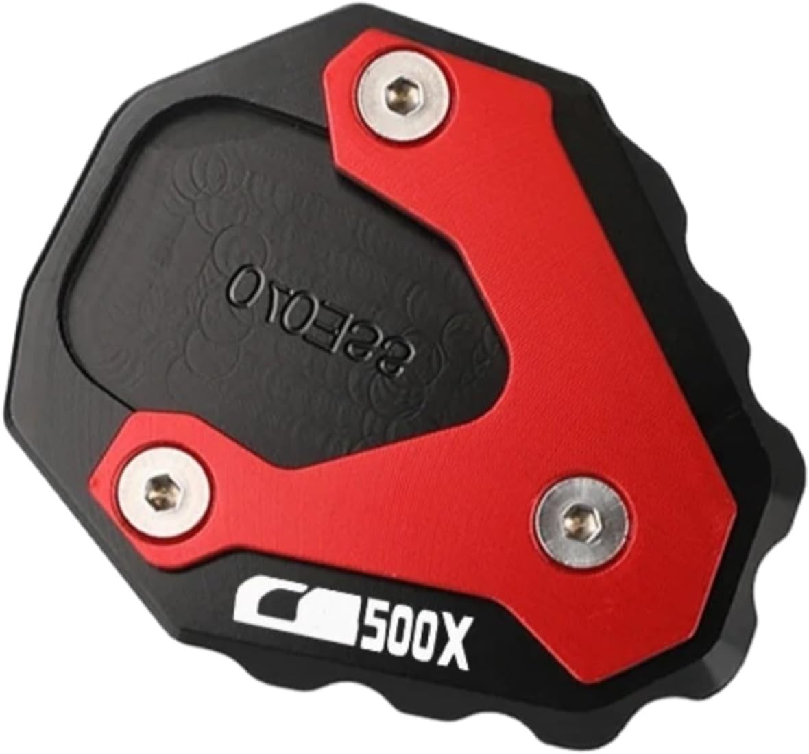 Motorcycle Kickstand Enlarge Plate Motorcycle Kickstand Side Extension Pad Support Plate Enlarge Stand For HO&ND&A CB500X 2018-2023 2024 2026