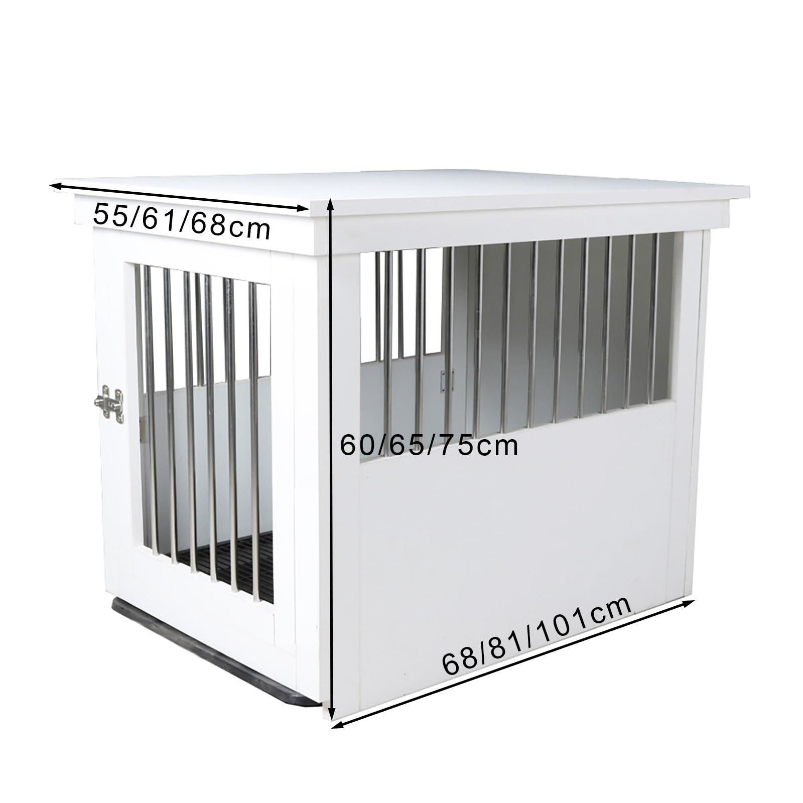 Amazon | 頑丈 ウッディサークル 犬小屋 柴犬 長方形 犬用ケージ 小型