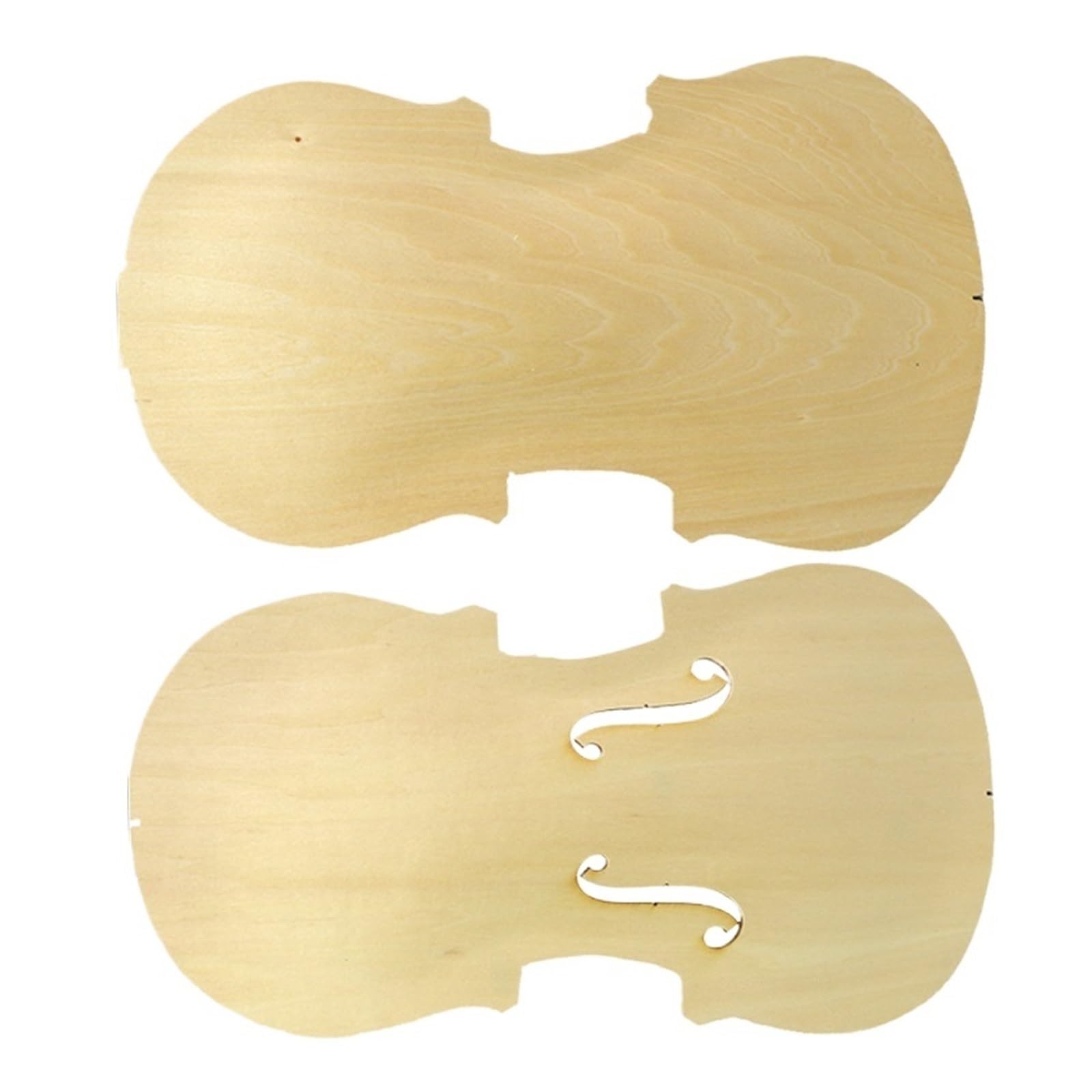 Skala 1/8 Top Back Skrzypiec Niedokończony Klon DIY Zestaw Akcesoriów Dla Początkujących Akcesoria Do Skrzypiec(1/4)