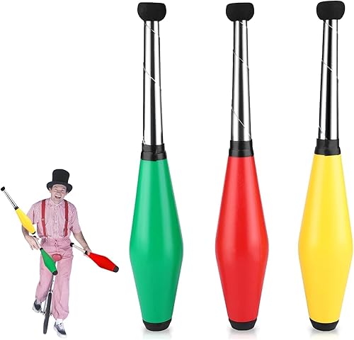 Agatige Palo de malabarismo, palos de malabarismo, ultraligeros pasadores de malabarismo, entrenamiento para niños, juguete acrobático, juguete para