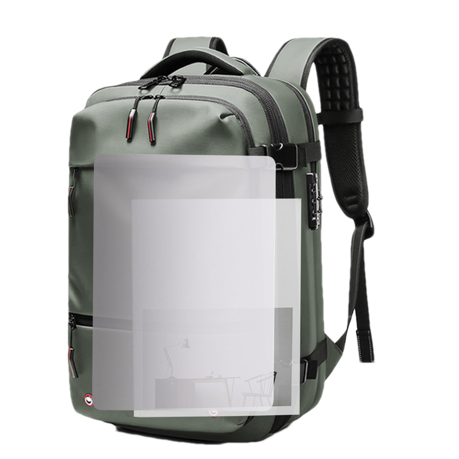 Sac À Dos De Compression Sous Vide, Sac À Dos De Voyage Sous Vide | Antivol Avec Verrouillage Par Mot De Passe, 60 L Extensible - Tissu Oxford, Emballage Sous Vide De Séparation Sèche