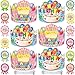 Birthday Crowns for Kids Classroom 36 Pack Eucalyptus Magnetic Hall Passes for Classrooms 6PCS Classroom Hall Pass for Student Library Office Nurse Boy Girl Teacher Lanyard School Supplies