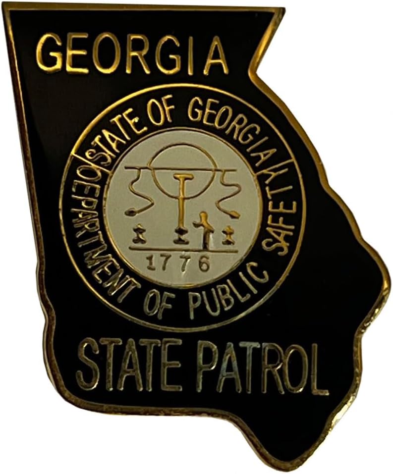 Wholesale Lot of 12 Georgia State Patrol Patch Hat Cap Lapel Pin POP-010