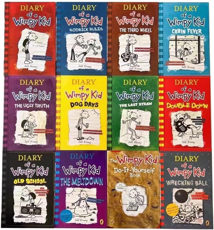 A Libray of Diary of a Wimppy Kid 1-24 Books Complete Collection Box Set Paperback - Image 3