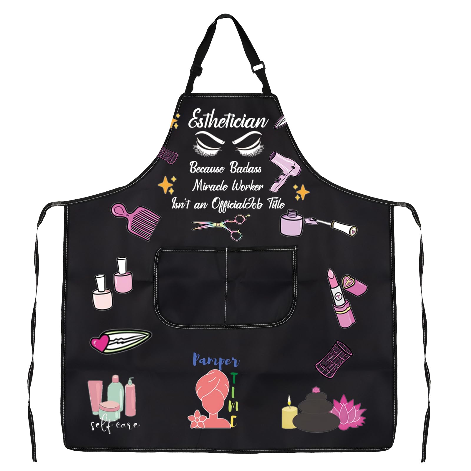 JXGZSO Esthetician Apron - Estheticians & Cosmetologist Apron Gifts for Makeup Artists & Beauticians