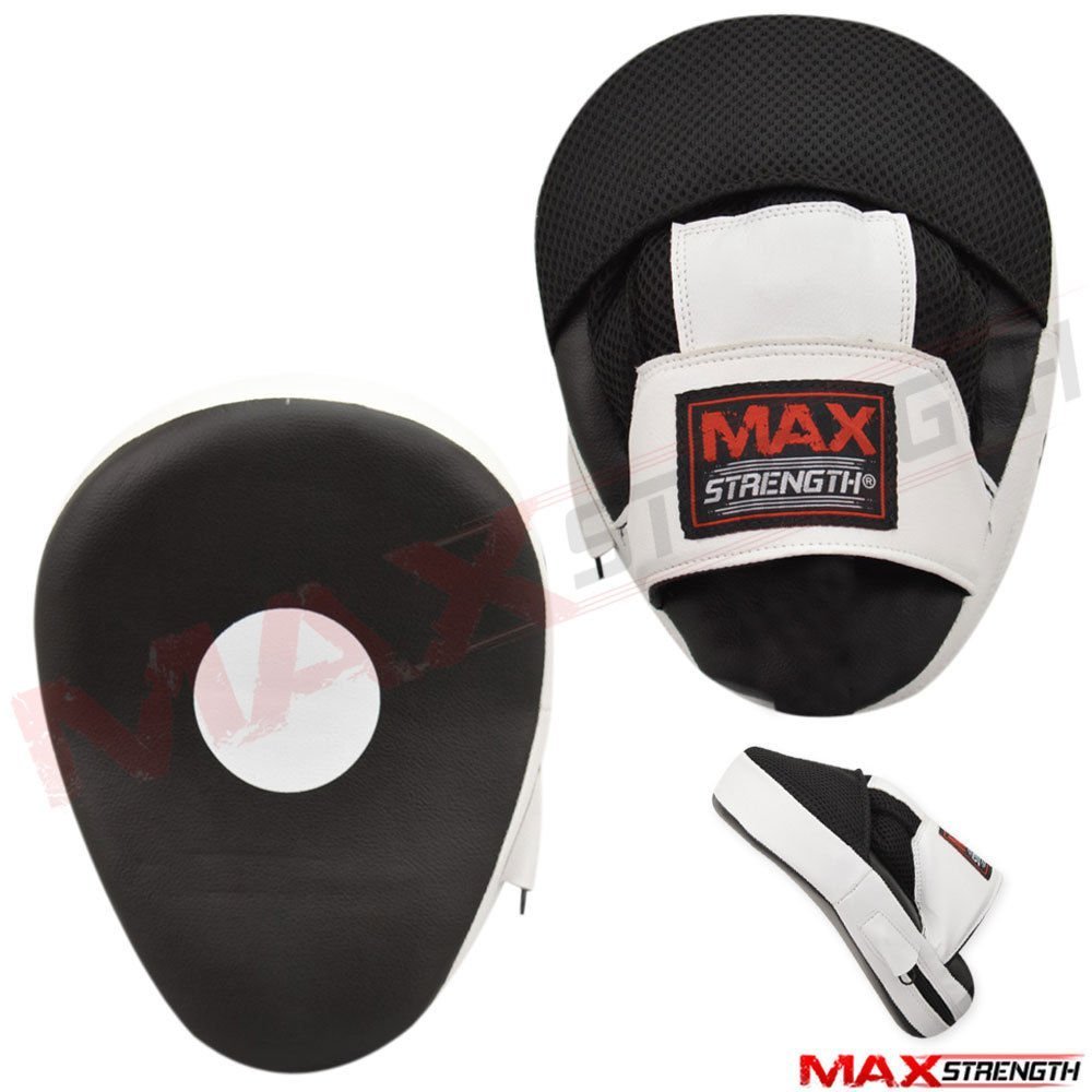 Maxstrength Schlagpolster / Handpratzen & Boxhandschuhe-Set für Kinder, Junior, Kampfsport, Muay Thai, Kickboxen