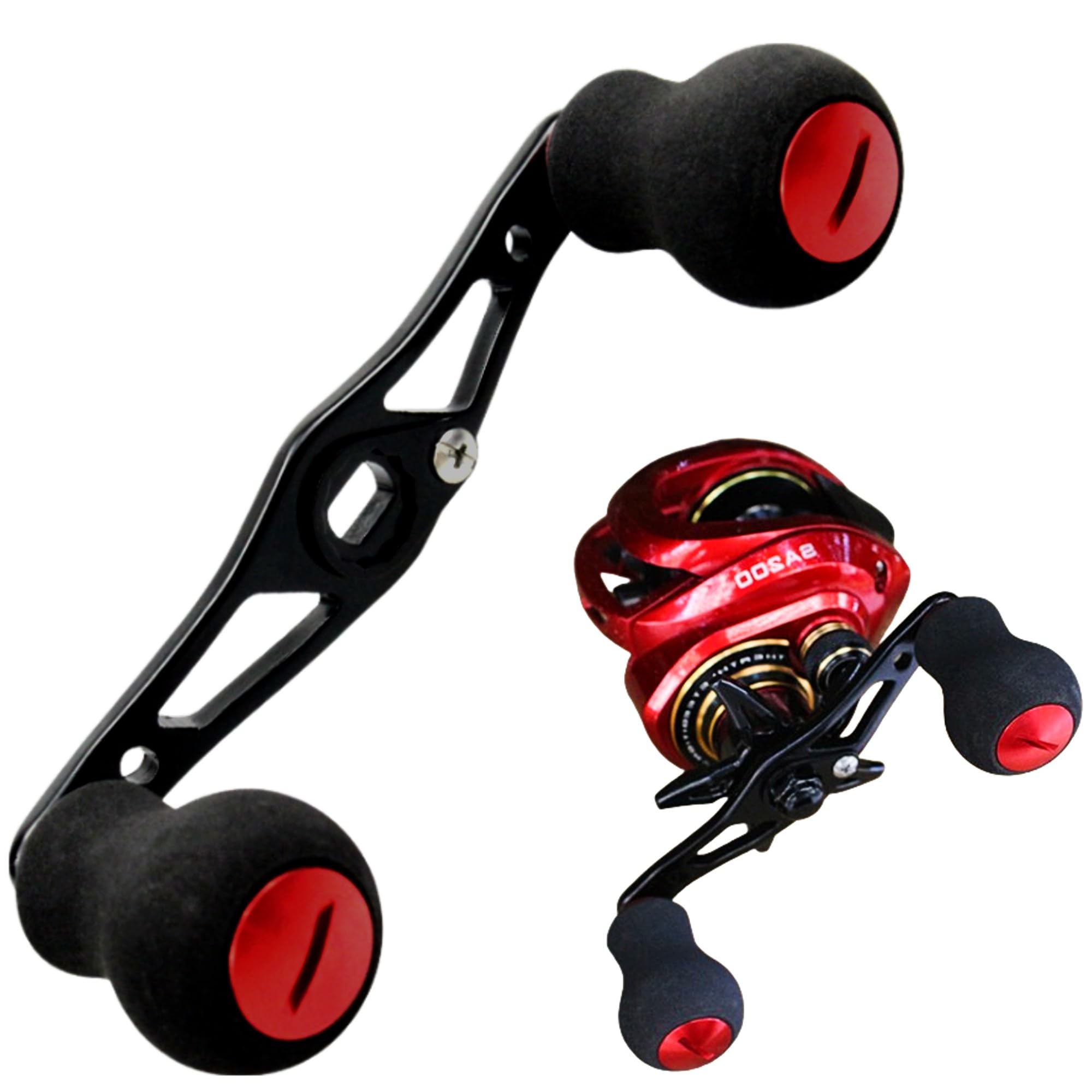 金属製ダブルハンドルベイトリール 楽天市場】ベイト リール ハンドル シマノ ダイワ アブガルシア 通用