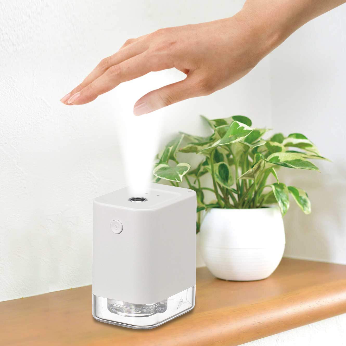 Amazon.co.jp: オーム電機 非接触式ミストディスペンサー LS-PS01 07 