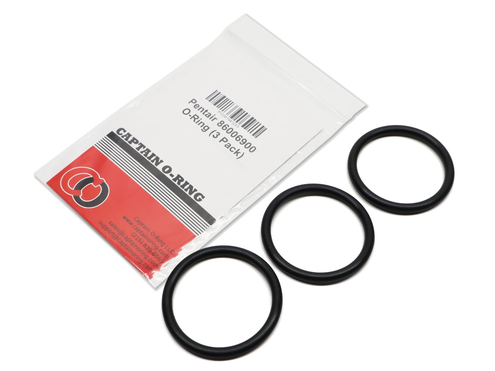 Captain O-Ring – Juntas tóricas de repuesto 86006900/2-331-RPM para mamparo superior e inferior Pentair, Clean & Clear, FNS, Nautilus, etc. (paquete de 3), Caucho sintético