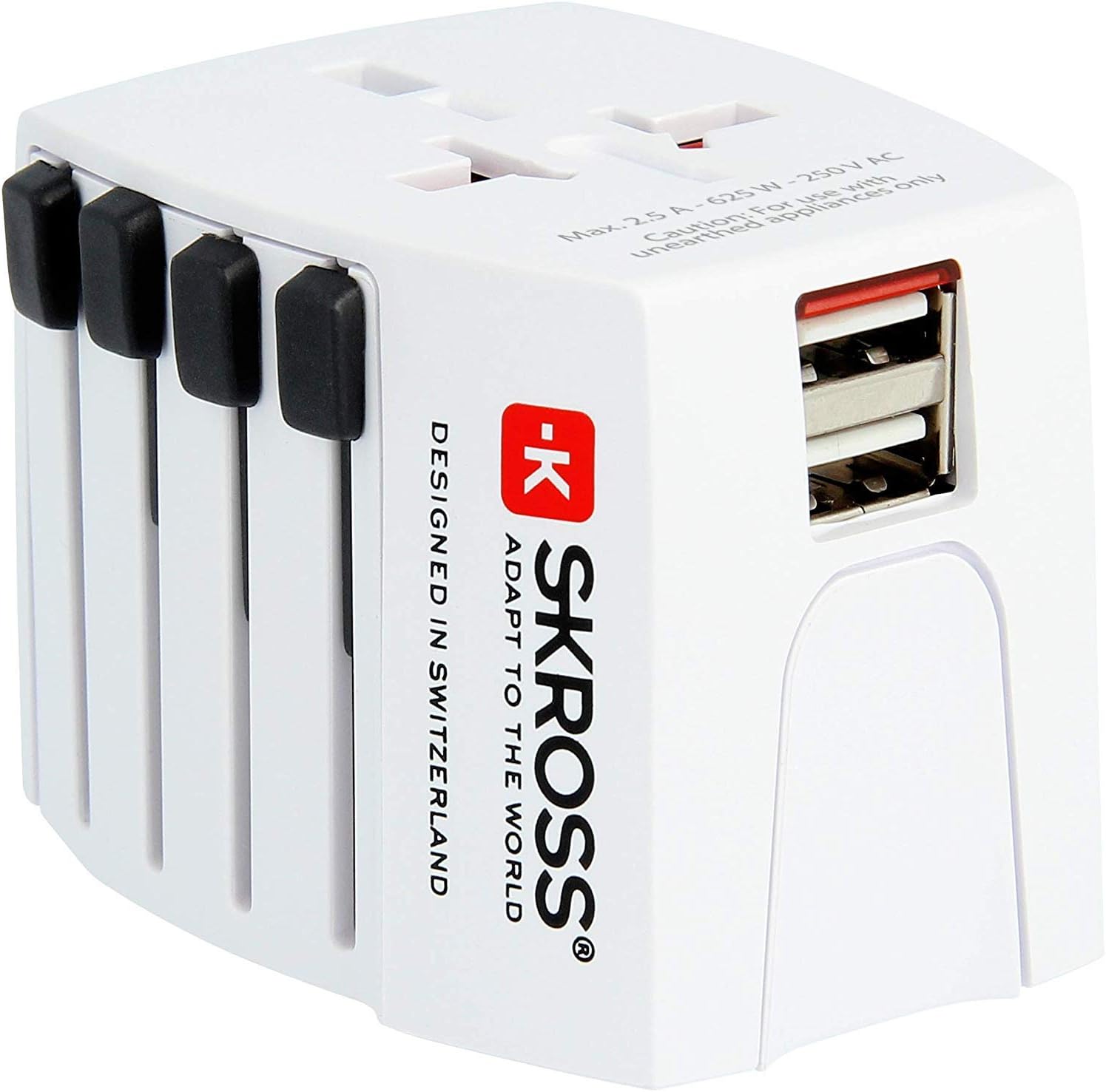 SKROSS 1.302930 World Adapter MUV Plug and USB