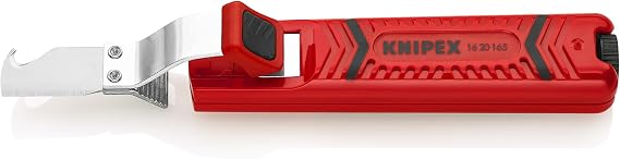 KNIPEX 1620165SB Cable Stripper, 8 to 28mm, 9 In