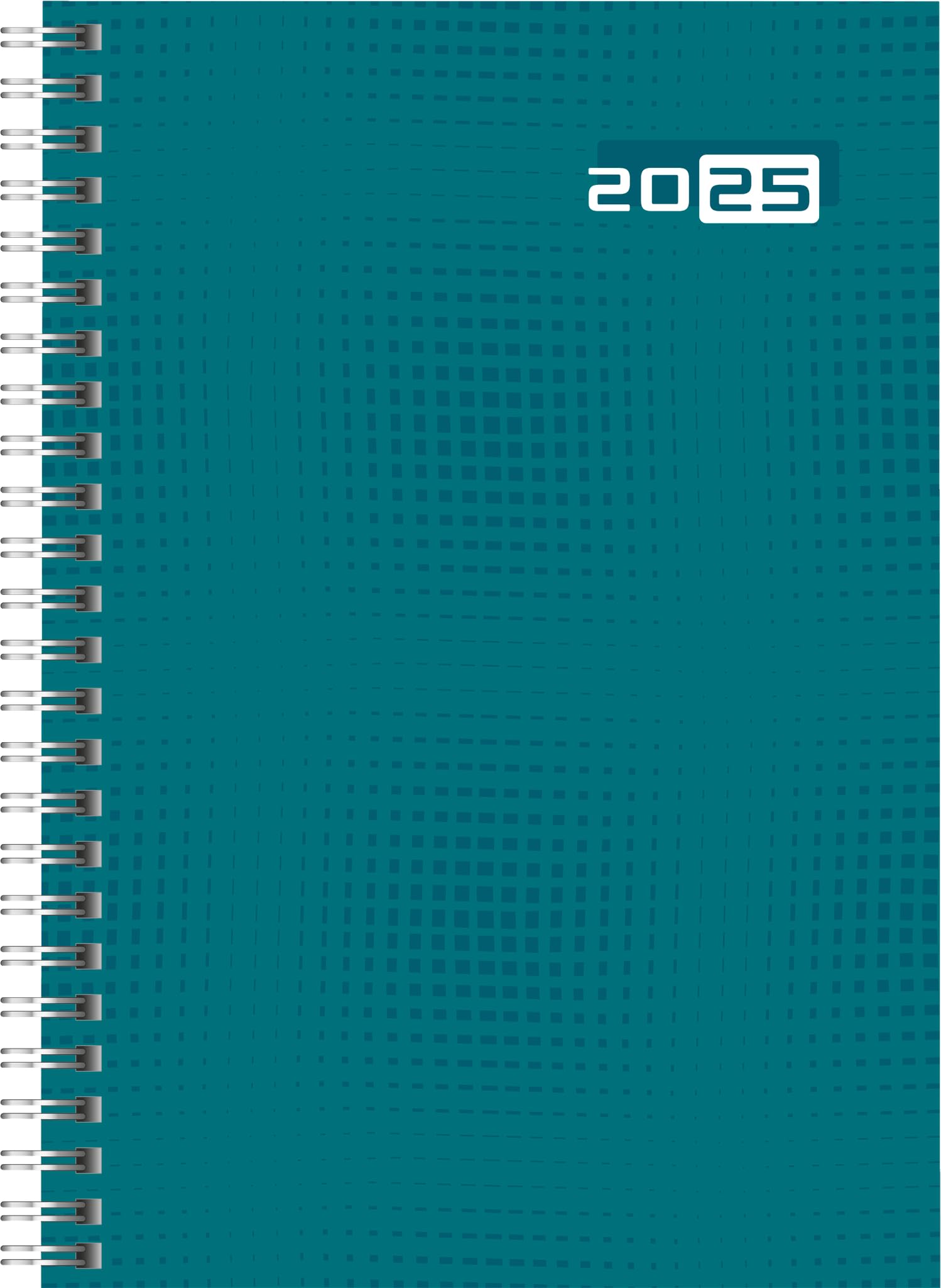 rido/idé Futura 2 2025 Book Calendar A5 Paper Petrol Blue