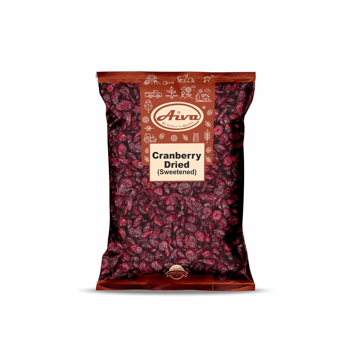 Aiva Dried Cranberries (4 Lb) | Perfect For Baking, Snacks, Salads, And Trail