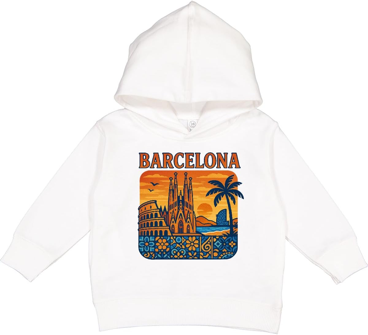 inktastic Barcelona Spain Toddler Hoodie