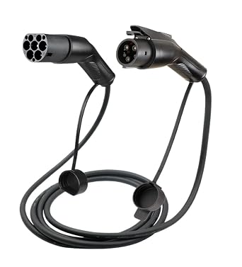32A 7.2KW EV Charging Cable Type2 to Type1 for EV Hybrid PHEV Cars Full Lenght 3.5/4M with Public Charging Stations3.6KW