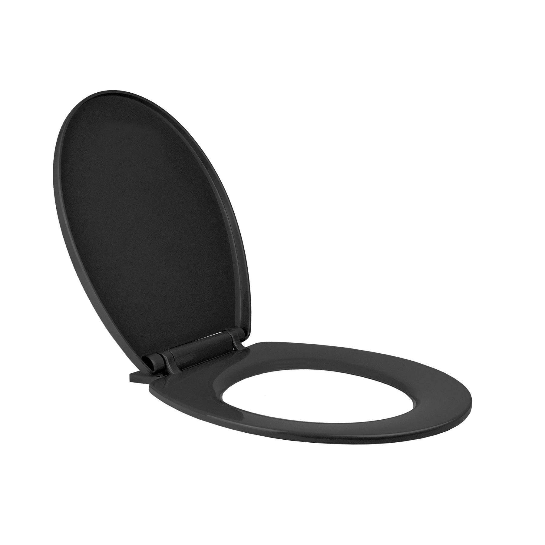 Buy Vinsani Black Oval Shaped Toilet Seat, Soft Close Toilet Seat, Fix