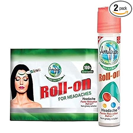 Amrutanjan Headache Faster Relaxation Roll on 10 ml pack of 2