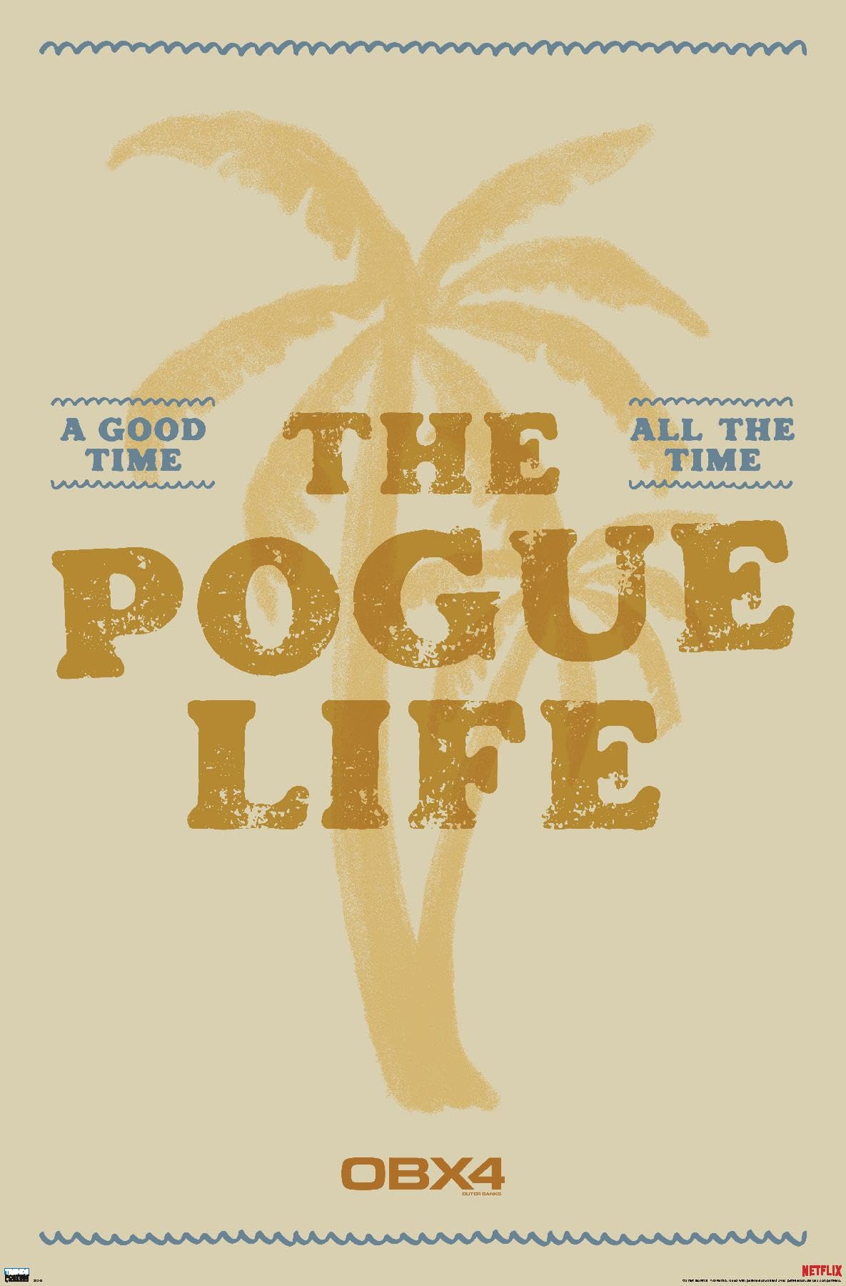 Trends International Netflix Outer Banks: Staffel 4, The Pogue Life Wandposter, 37 x 58 cm, Premium-Version, ohne Rahmen