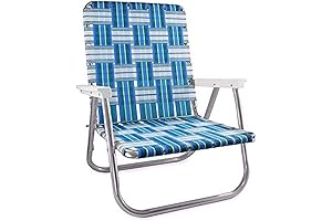 High-Resilient Aluminum Folding Chair with Webbed Support