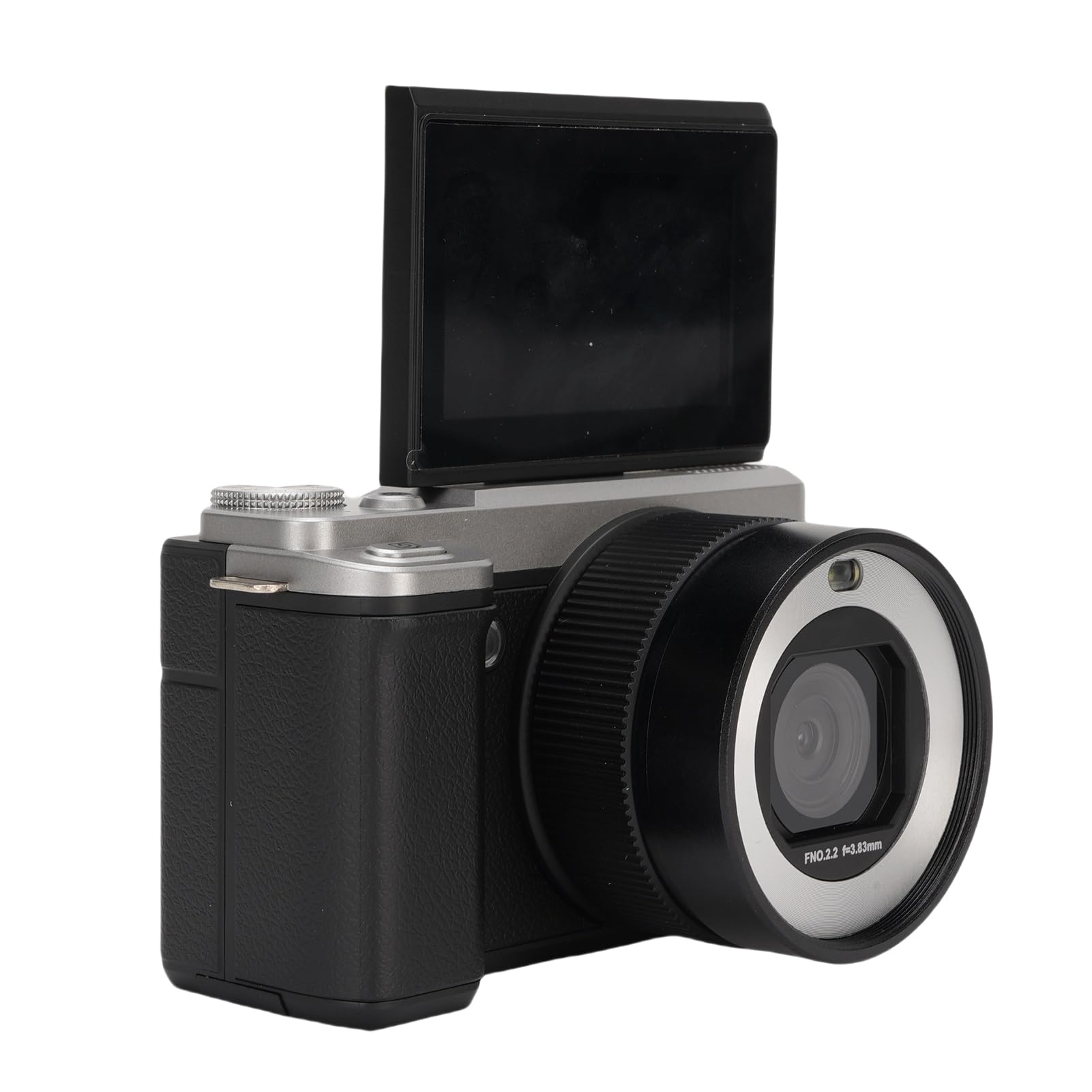 XUMIUZIY Cámara Digital 5K para Fotografía, Cámara Vlog con Enfoque Automático WiFi y Zoom Dual de 18X con Pantalla Abatible de 3"