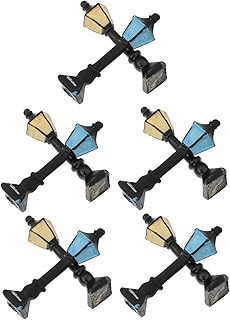 MERRYHAPY 10 peças micro paisagem luz de rua boneca brinquedo trem brinquedo carassosories luzes de rua lâmpada mini lâmpada de cena lâmpada mini lâmpada de cena boneca acessório modelo lâmpada móveis vintage