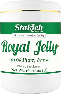 Stakich Fresh Royal Jelly - Pure, All Natural - No Additives or Preservatives Added - 16 Ounce (1 Pound)