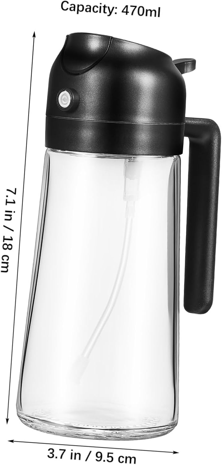 3pcs Olive Oil Dispenser Bottle Sprayer Measuring Oil Dispenser for Cooking Bbq and Salad Wide Mouth Opening Suitable for Home and Outdoor Use