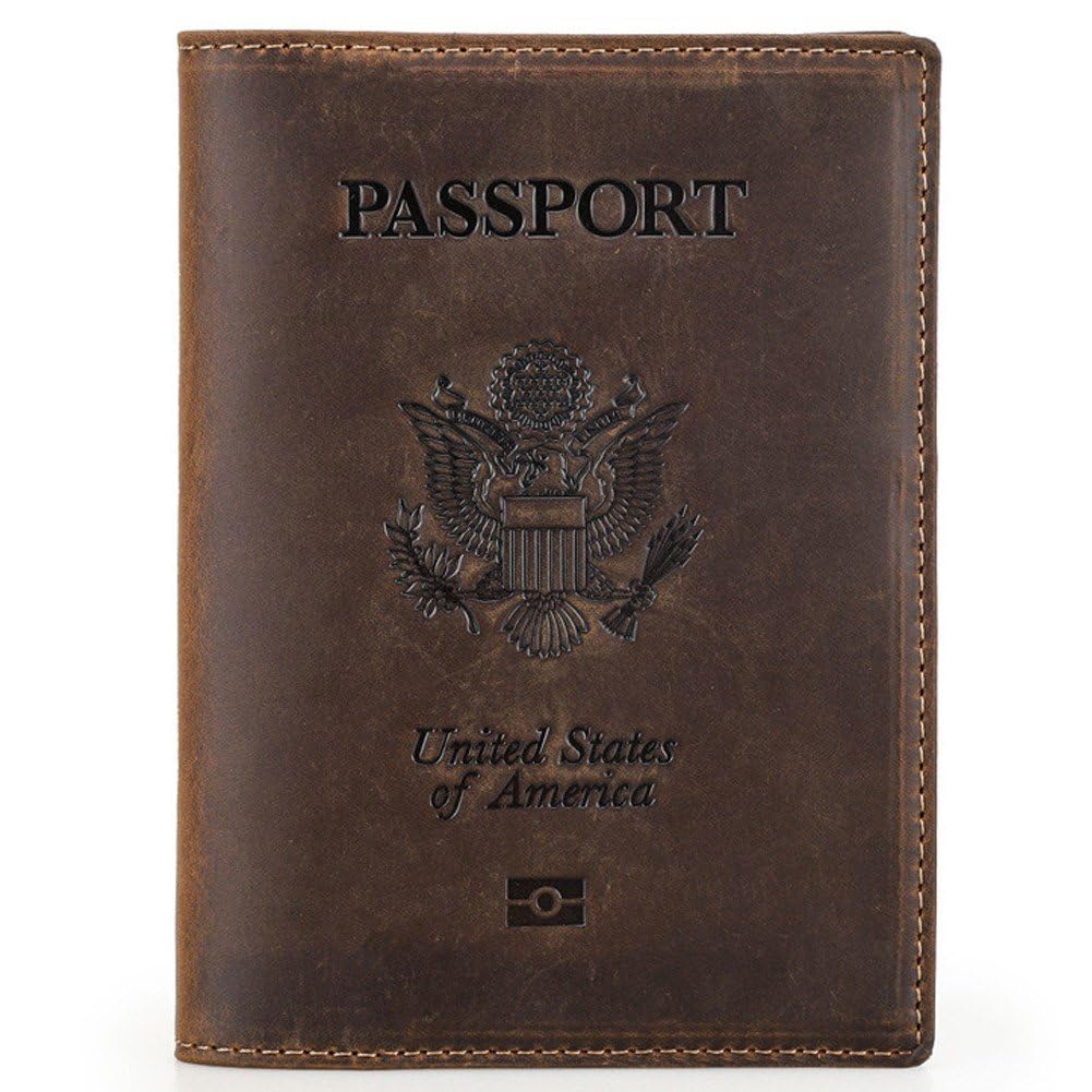Étui pour passeport américain homme femme porte-cartes de voyage