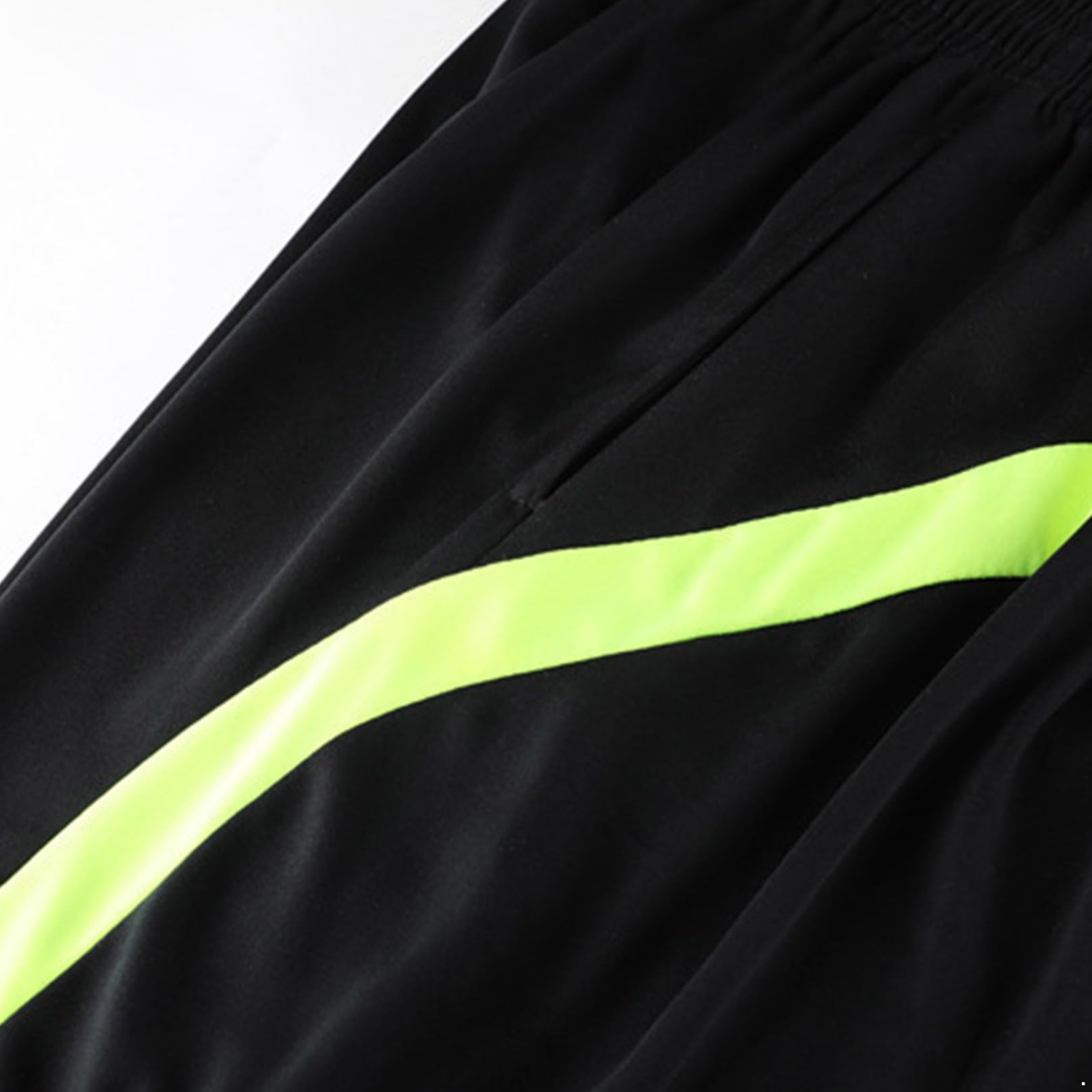 Agoky Uniformi da Arbitro Uomo Tuta da Ginastica Completi Sportivi Abbigliamento da Arbitro Maglia Colletto Risvoltato Pantaloncini con Elastico per Partita dI Calcio