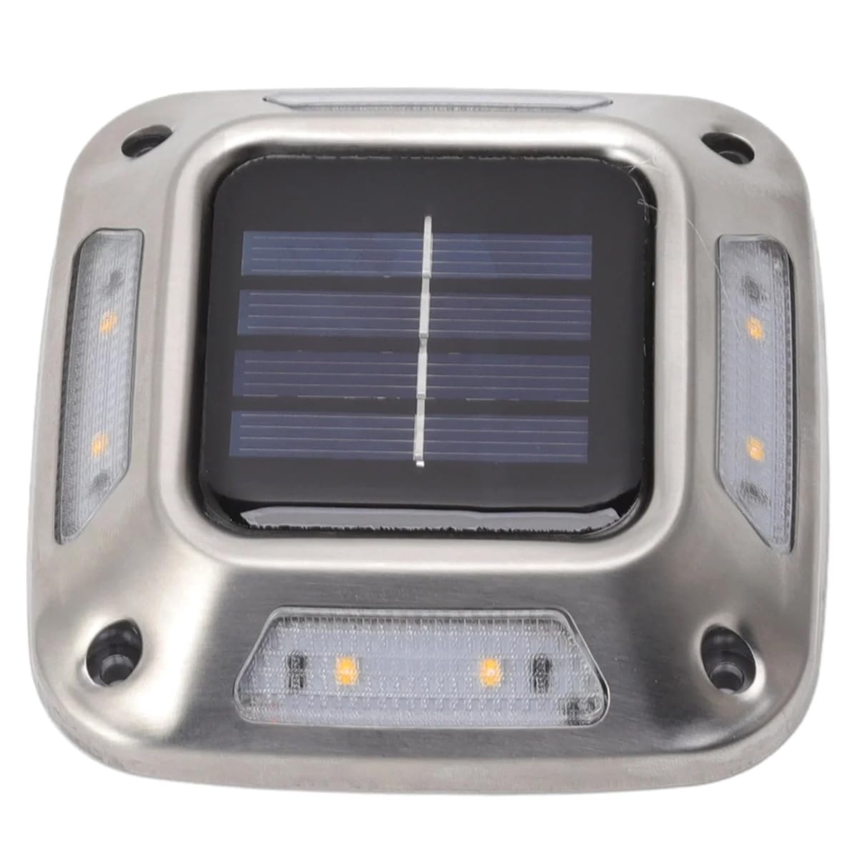 UDSKNV[KSL Solar Light Waterproof LED Ground Light 1PCS Warm Light Solar Garden Lamp Outdoor Use for Courtyards Driveways Markers
