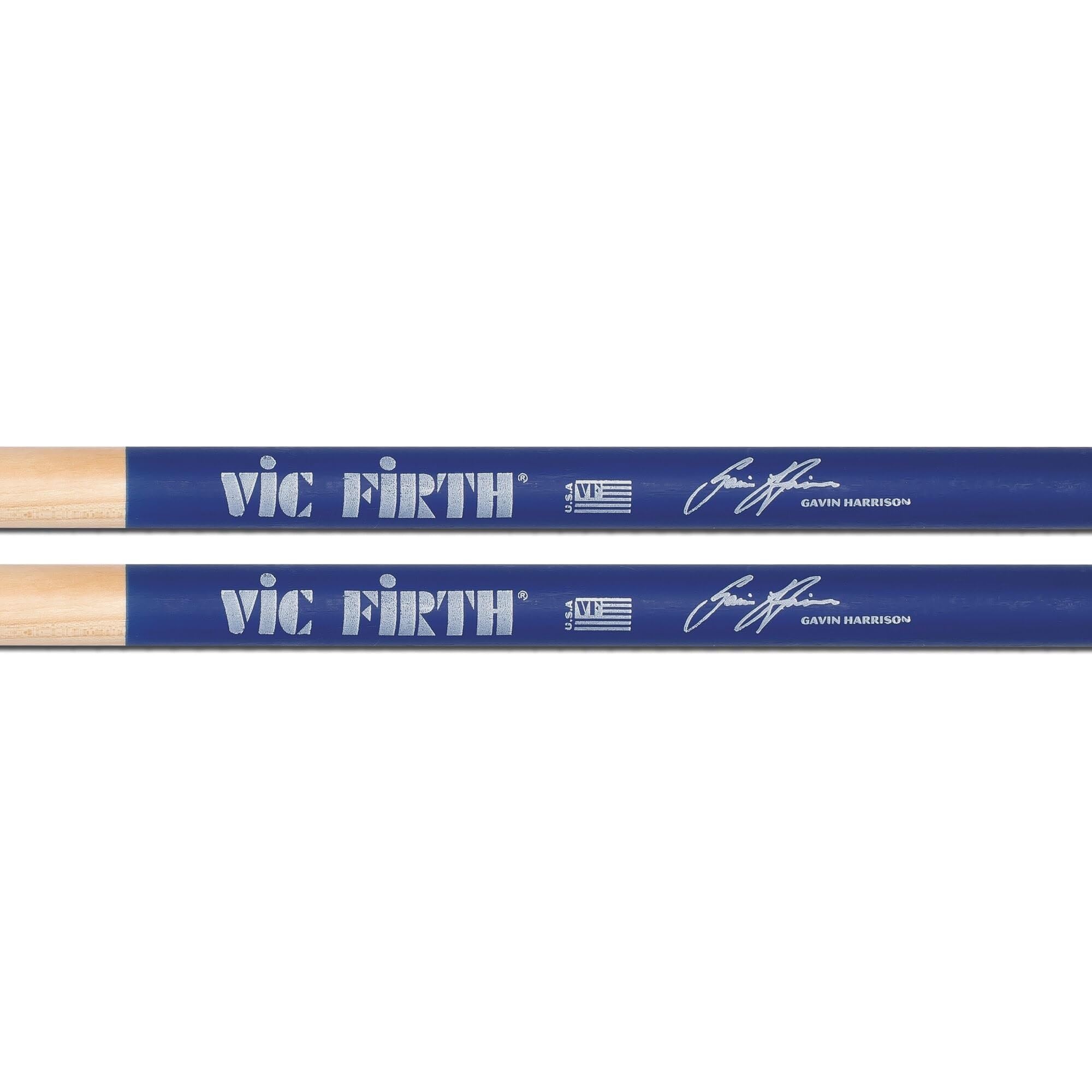 Vic Firth Signature Series Pałki perkusyjne - Gavin Harrison - Wood Tip - Blue