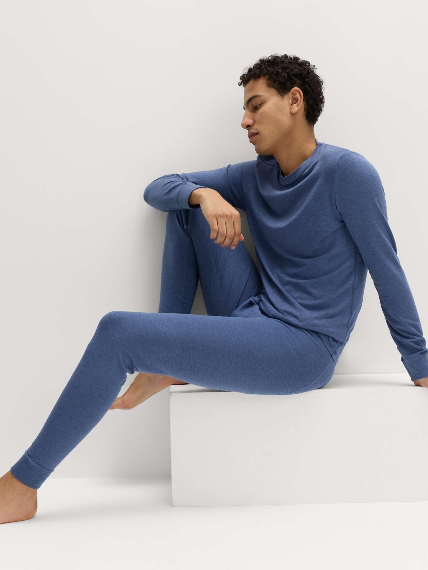 Marks & Spencer Calzoncillos Largos Térmicos Heatgen™ Ligeros para Hombre Pack de 2, Ajuste Normal