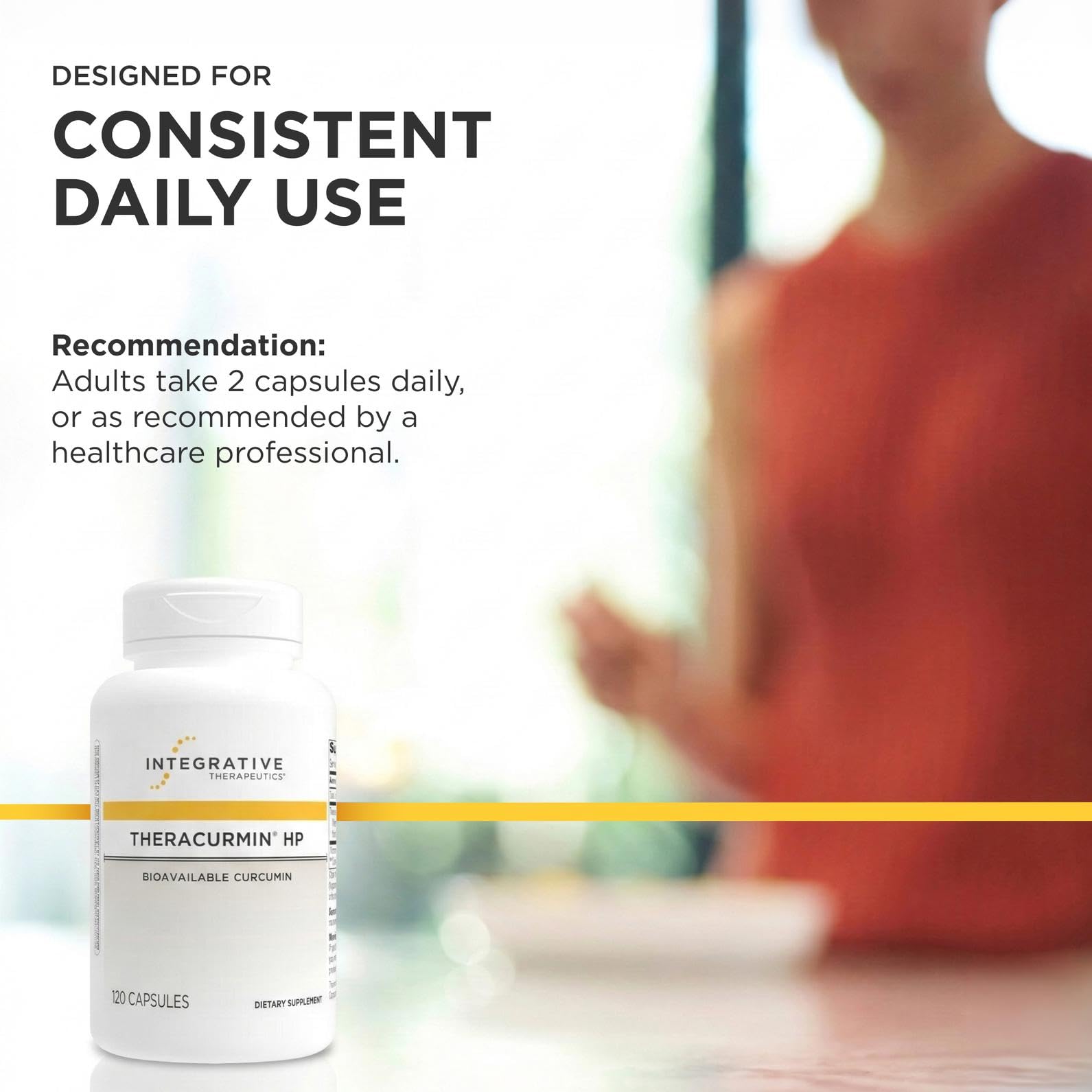 Integrative Therapeutics Theracurmin HP Turmeric Supplement, 120 Capsules — Amazon image 7