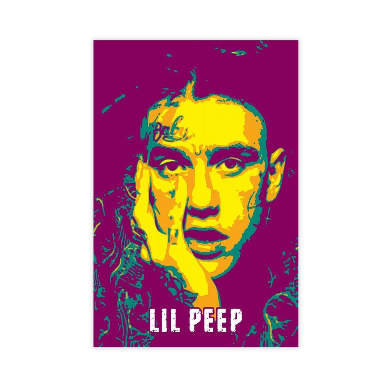 SAOGVDC Rapper Lil Peep Poster (21) Canvas Poster for Bedroom Decor Gift