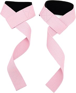 1 pair Lifting Wrist Straps for Weightlifting, Bodybuilding, Powerlifting, Strength Training, Deadlifts,With silicone anti-slip
