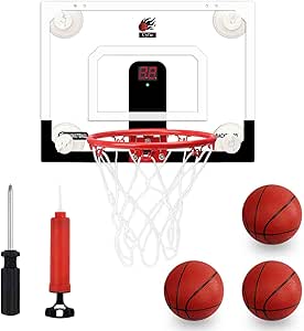 CYFIE Mini Indoor Basketball Basket, 6-12 Years with 3 Mini Basketball