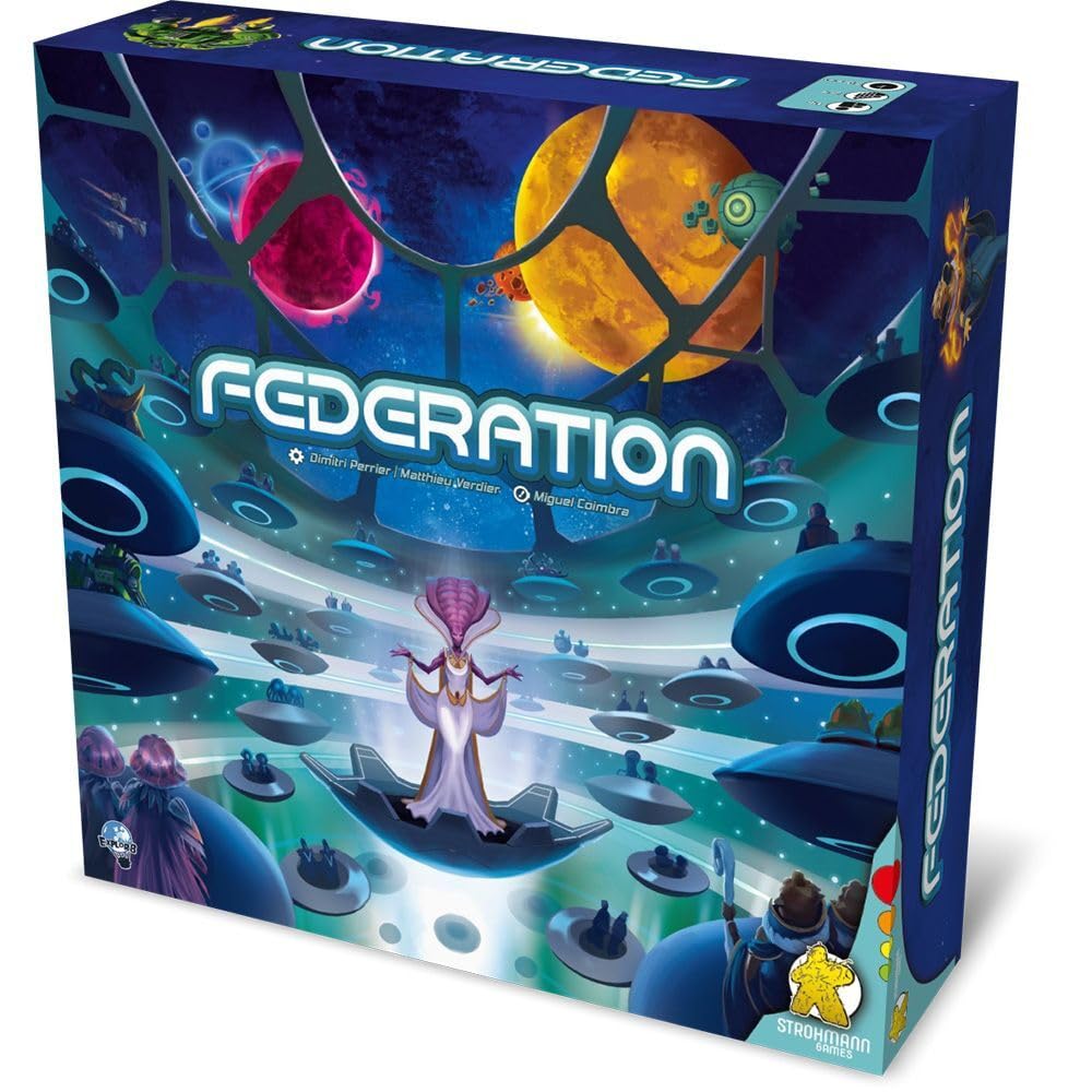 Strohmann Games STR23001 Federation Connoisseur Games, One Size, White, standard size