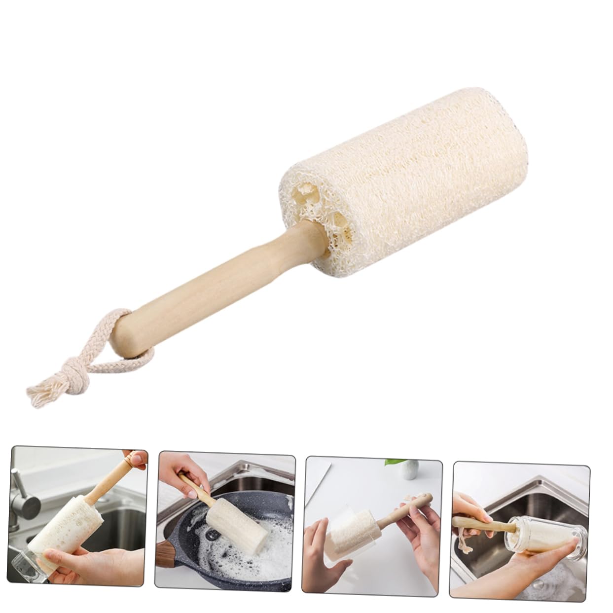 Ciieeo Lot De 5 Brosses À Bouteille Réutilisables Brosses À Vaisselle À Tasse Avec Matériau Doux Pour Un Nettoyage Facile De 3 Pièces X 5