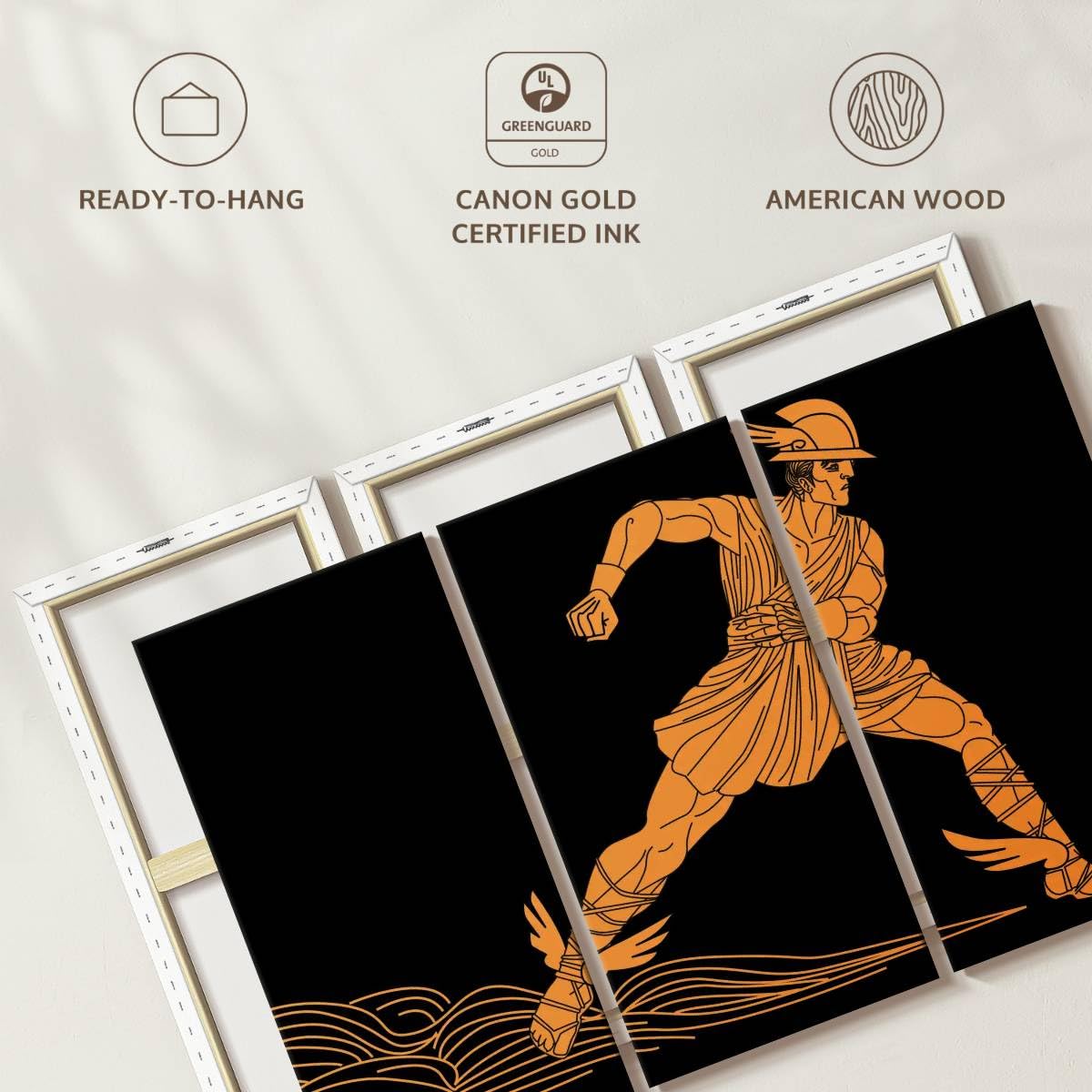 Amazon.com: ElephantStock - Greek Hermes Wall Art - Horizontal
