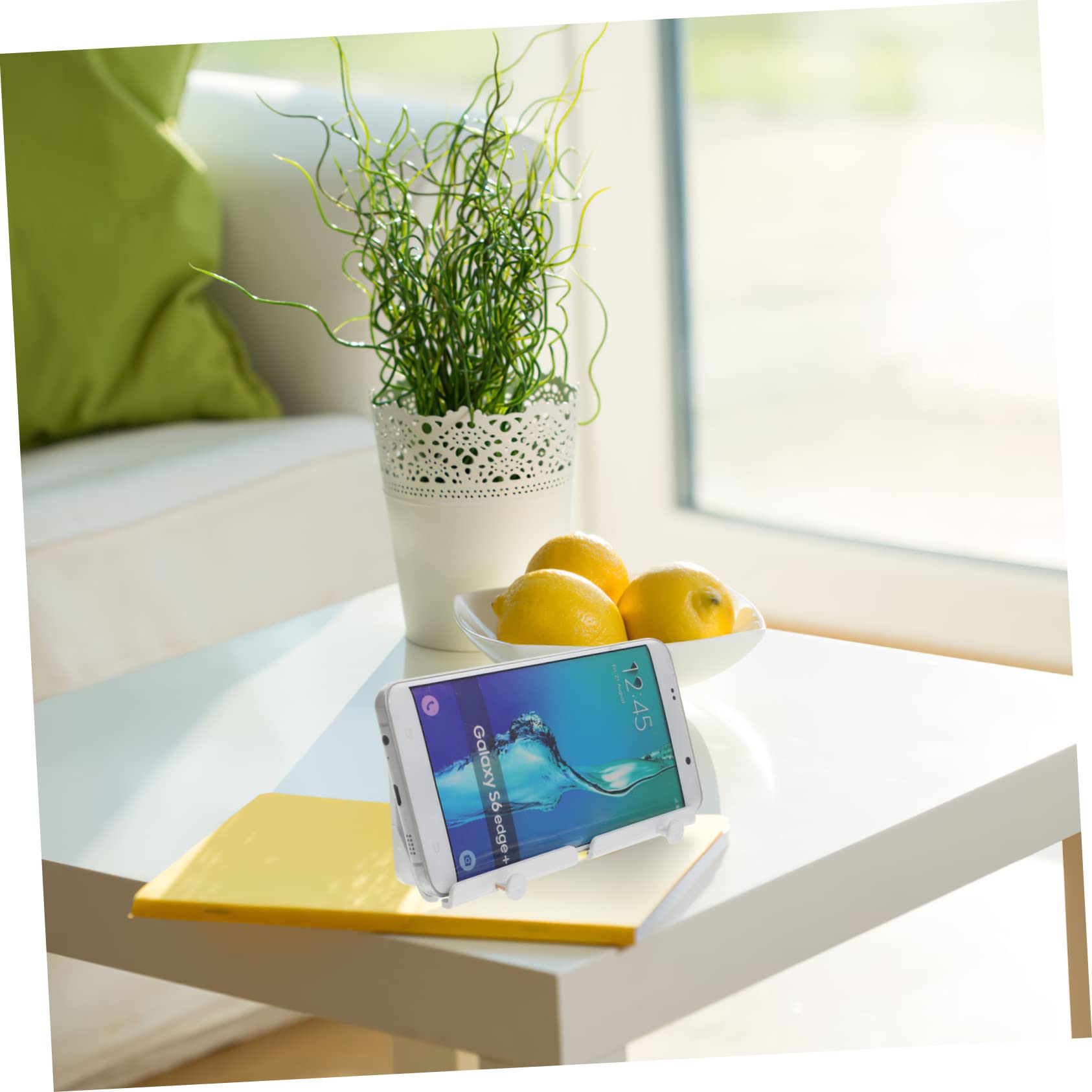 Artibetter 8pezzi Supporto Murale Per Smartphone Porta Telefono Da Letto e Bagno Facile Installazione Risparmio Spazio Compatibile Con Smartphone e Tablet