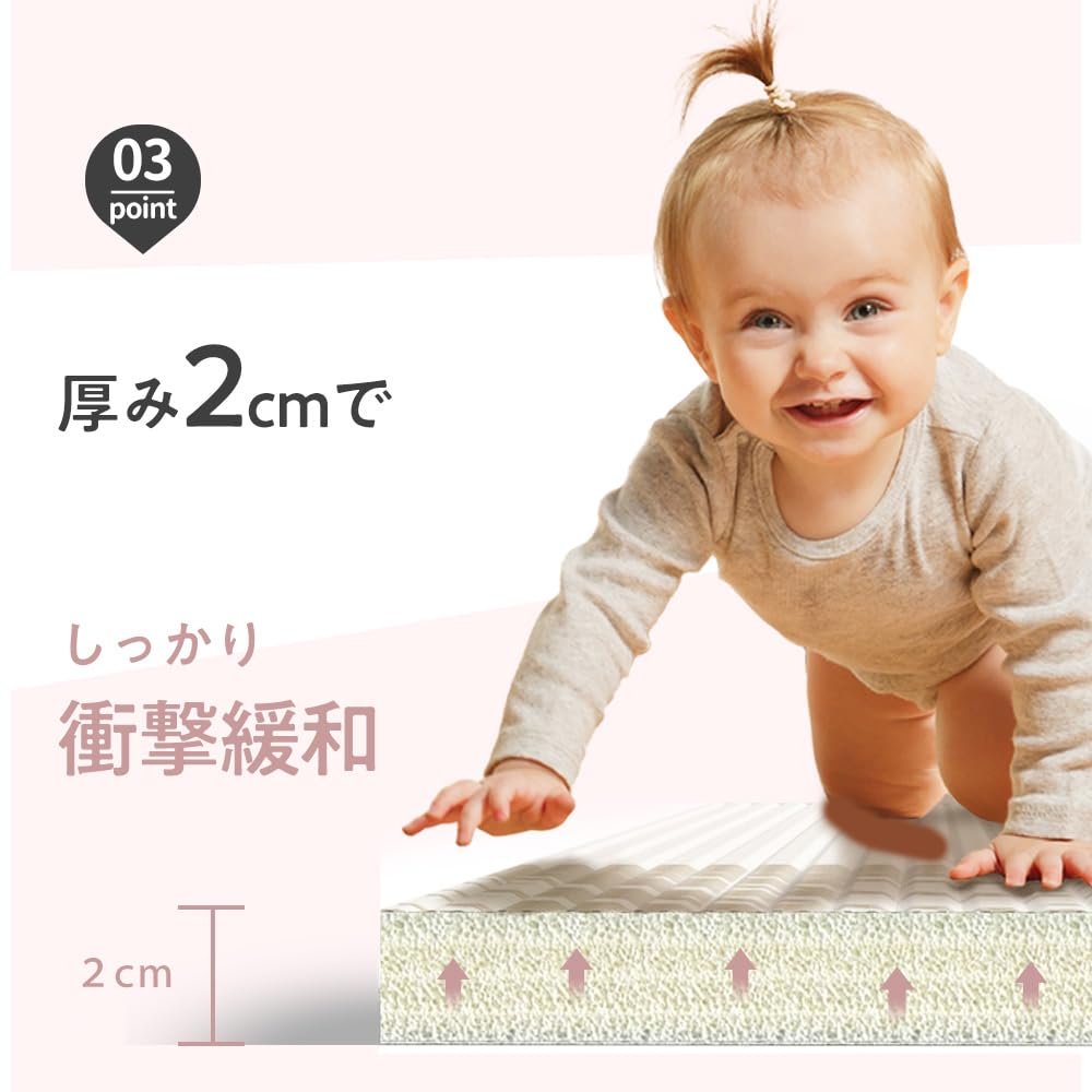 Amazon.co.jp: First.B プレイマット リバーシブルマット