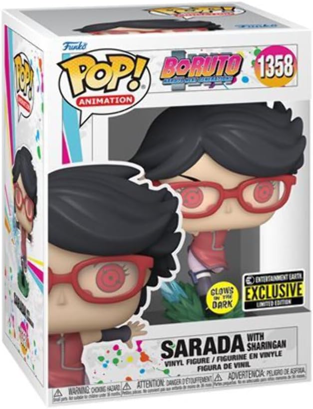 Pop! Animation: Boruto - Sarada with Sharingan (Glow in The Dark Exclusive)