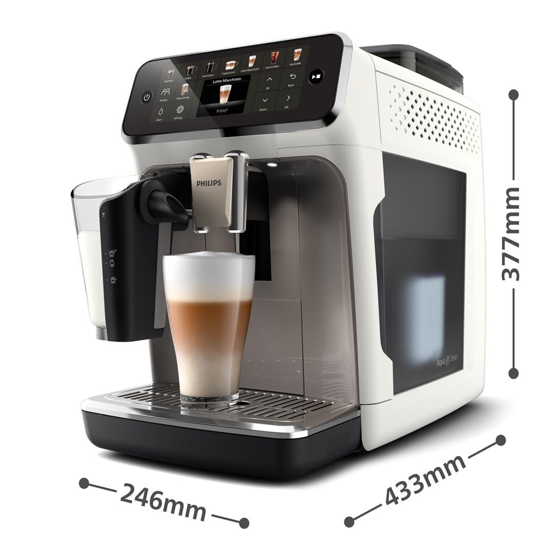 PHILIPS EP5545/70 automatic espresso machine 1.8L 15 bar White