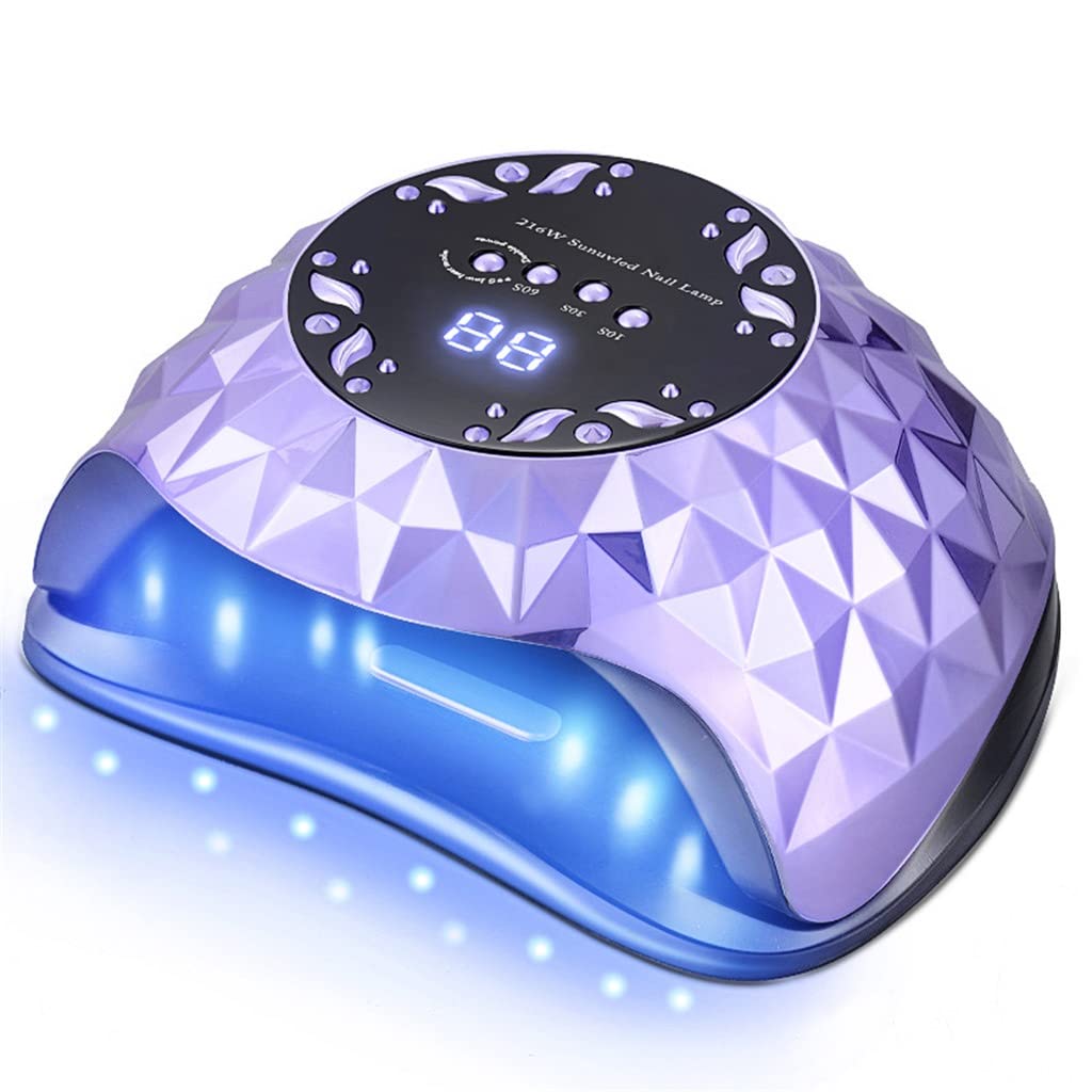 Lampe à ongles gel violette grand format pour vos séances de manucure amateure à la maison