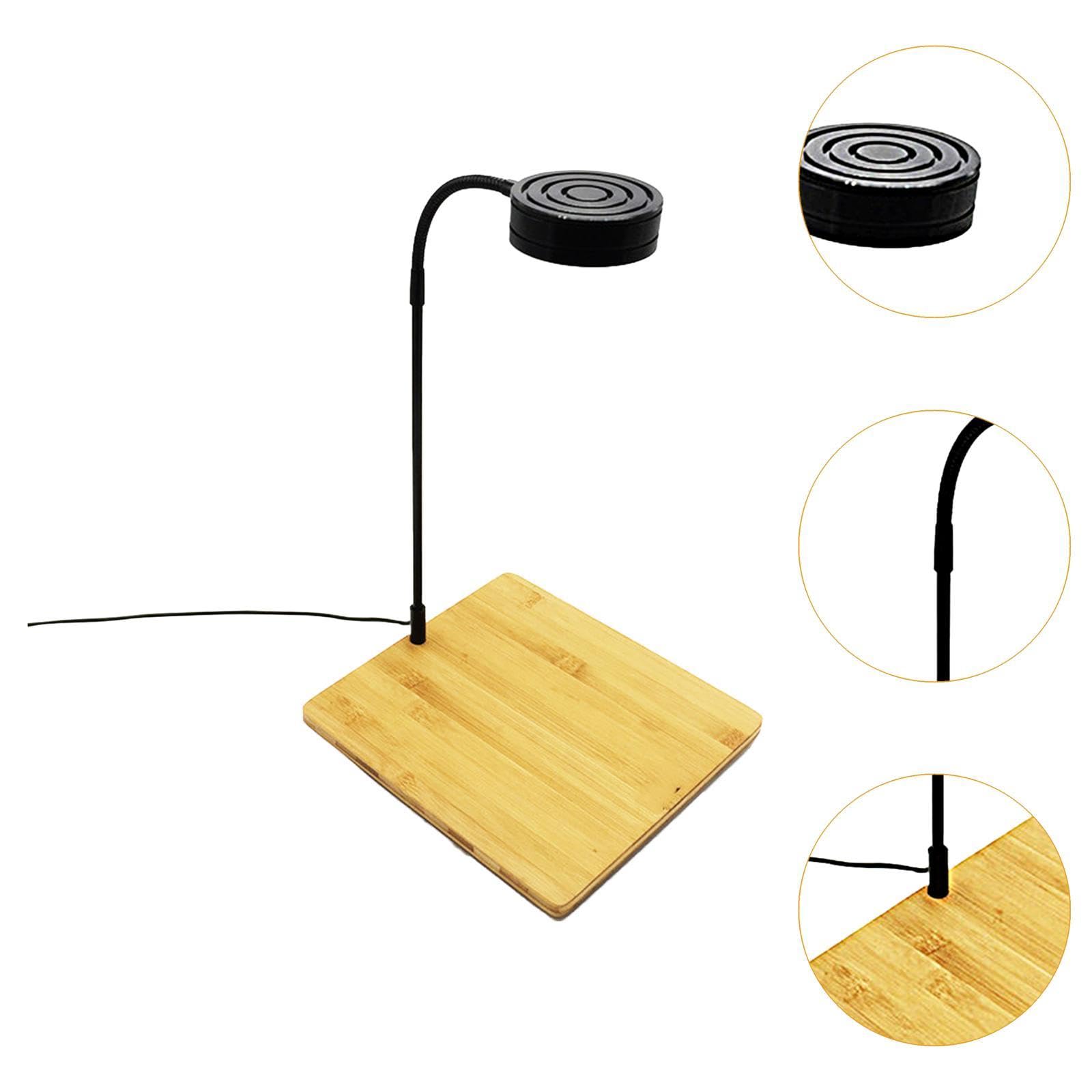 Sharplace Luz de Acuario con Soporte, Alimentada por USB, para Plantas en Macetas, Paisaje en Miniatura, Decoración de Acuarios de Agua Dulce, 5w