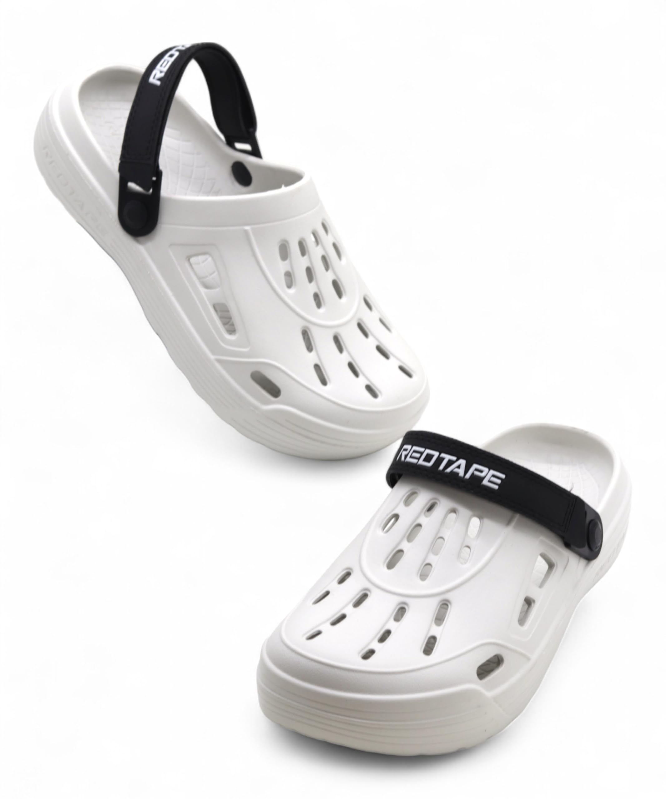 Mens Lightweight EVA Clogs Slip-On Comfortable Casual Footwear with Adjustable Back Strap and Anti-Slip Outsole-image-5