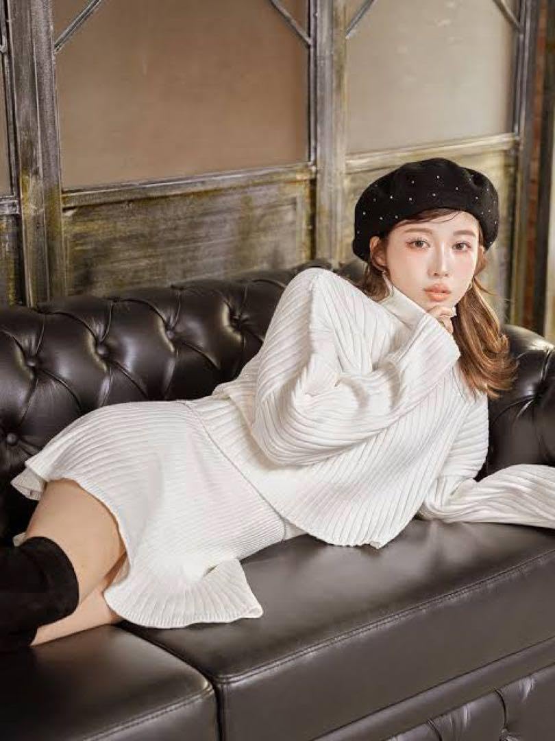 Amazon.co.jp: darich ダーリッチ ワイドリブニットセットアップ 福袋